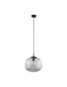 Lampa wisząca szklana Vibe 35cm grafitowa TK Lighting