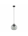 Lampa wisząca szklana Vibe 25cm grafitowa TK Lighting