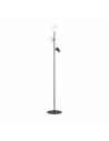 Lampa podłogowa 2 szklane kule z reflektorkiem Vox 152cm biało-czarna TK Lighting