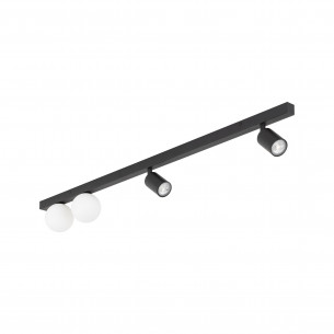 Reflektor sufitowy 4 punktowy Vox biało-czarny TK Lighting