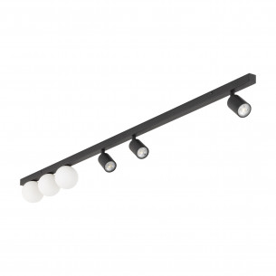 Reflektor sufitowy 6 punktowy Vox biało-czarny TK Lighting