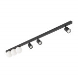 Reflektor sufitowy 6 punktowy Vox biało-czarny TK Lighting
