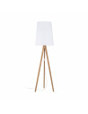 Lampa na trójnogu drewnianym z białym kloszem Walz 175cm  TK Lighting