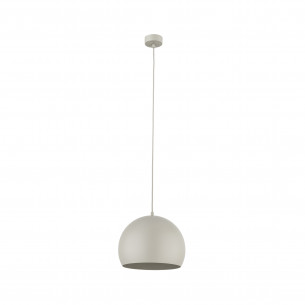 Lampa wisząca kula metalowa Zoe 27cm beżowa TK Lighting