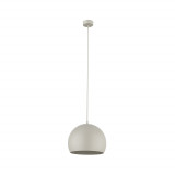 Lampa wisząca kula metalowa Zoe 27cm beżowa TK Lighting