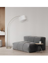 Lampa łukowa z abażurem Zenith White 200cm biały / stalowy TK Lighting