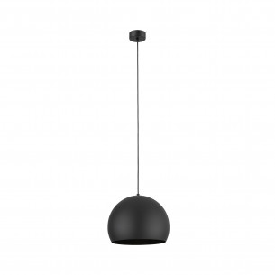 Lampa wisząca kula metalowa Zoe 27cm czarna TK Lighting