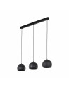Lampa wisząca kule metalowe na listwie Zoe 81cm czarna TK Lighting