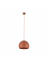 Lampa wisząca kula metalowa Zoe 27cm ceglana TK Lighting