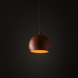 Lampa wisząca kula metalowa Zoe 17cm ceglana TK Lighting