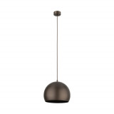 Lampa wisząca kula metalowa Zoe 27cm brązowa TK Lighting