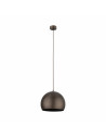 Lampa wisząca kula metalowa Zoe 27cm brązowa TK Lighting