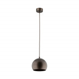 Lampa wisząca kula metalowa Zoe 17cm brązowa TK Lighting