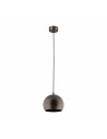 Lampa wisząca kula metalowa Zoe 17cm brązowa TK Lighting
