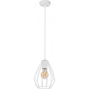 Brylant 18 white wire pendant lamp TK Lighting