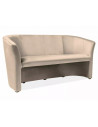 Sofa 3-osobowa welurowa TM-3 Velvet 160cm beżowa Signal