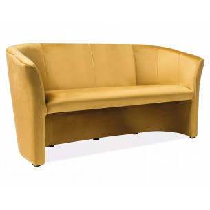 Sofa 3-osobowa welurowa TM-3 Velvet 160cm curry Signal