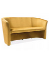 Sofa 3-osobowa welurowa TM-3 Velvet 160cm curry Signal
