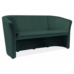 Sofa 3-osobowa welurowa TM-3 Velvet 160cm zielona Signal