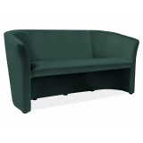 Sofa 3-osobowa welurowa TM-3 Velvet 160cm zielona Signal