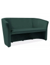 Sofa 3-osobowa welurowa TM-3 Velvet 160cm zielona Signal