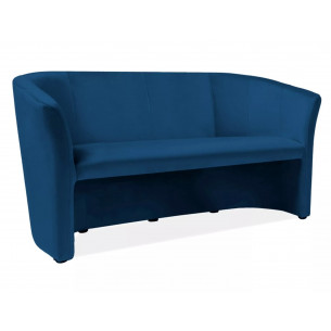 Sofa 3-osobowa welurowa TM-3 Velvet 160cm granatowa Signal