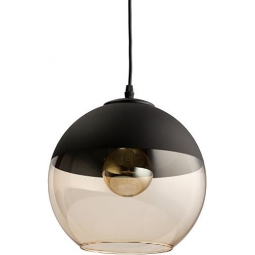 Amber 15 black glass ball pendant lamp TK Lighting