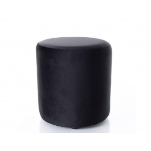 Pufa okrągła welurowa Doti C Velvet 33cm czarna Signal