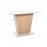 Stół rozkładany na jednej nodze Calipso 110-145x68cm kaszmir / dąb cremona torro Signal