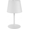 Designerska Lampa stołowa z abażurem Maja 20 Biała TK Lighting do sypialni.