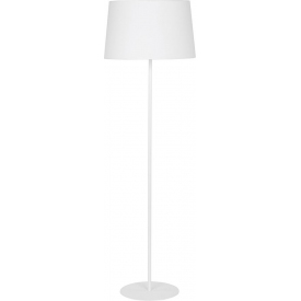 Maja 45 white floor lamp with shade TK Lighting