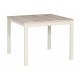 Stolik kawowy kwadratowy Frost 60x60cm off white / dąb alpejski Signal