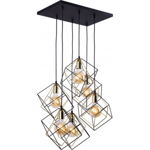 Alambre VI black wire pendant lamp TK Lighting