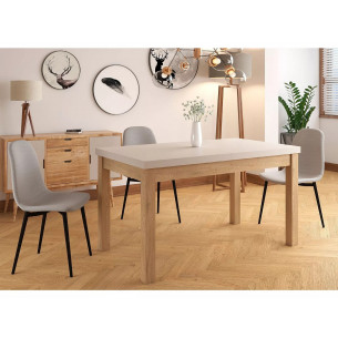 Stół rozkładany Presto 140-218x80cm kaszmir / dąb cremona torro Signal