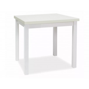 Stół prostokątny Adam 90x65cm biały mat Signal