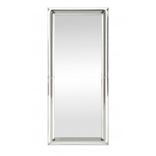 Lustro ścienne glamour Abisso 162x72cm srebrne Halmar