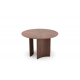 Stół okrągły modern Caldo 120cm orzech Halmar