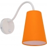 Wire orange&amp;white wall lamp with shade TK Lighting