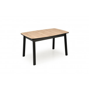 Stół rozkładany loft Barril 130-17072cm dąb artisan / czarny Halmar
