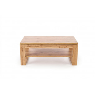 Ława z podnoszonym blatem Betty 120cm dąb artisan Halmar