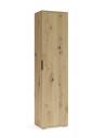 Szafa do przedpokoju / słupek Clif SL-50 dąb artisan Halmar