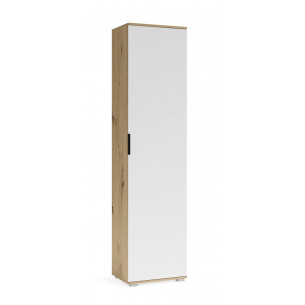 Szafa do przedpokoju / słupek Clif SL-50 dąb artisan / biały Halmar