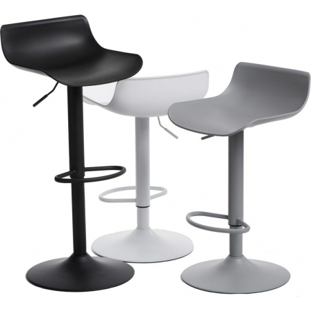 Bar One black adjustable bar stool Simplet