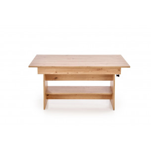 Ława rozkładana Erika 120-160cm dąb artisan Halmar