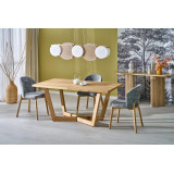 Stół fornirowany rozkładany Massive III 160-250x90cm dąb naturalny Halmar