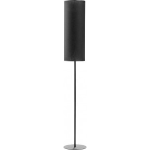 Luneta New black tube floor lamp with shade TK Lighting