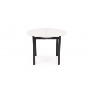 Stół okrągły rozkładany Ringo 102cm kaszmir / czarny Halmar