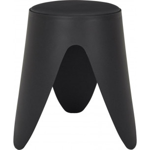 Stołek z tworzywa Eve 46cm czarny Intesi