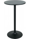 Stół barowy na jednej nodze Hvar 60cm H104cm czarny Intesi