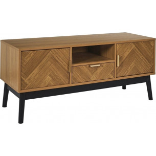 Szafka RTV z szufladą w jodełkę Felix 110x40cm Intesi 2